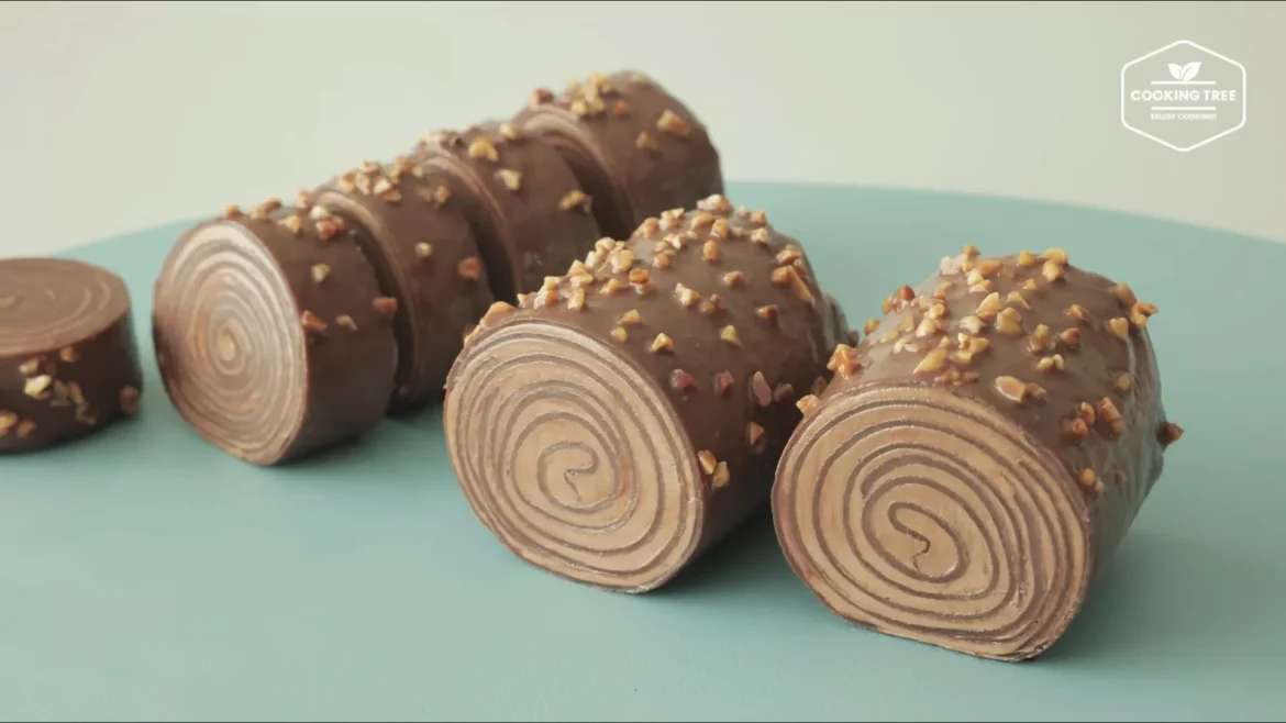 Recette de gâteau roulé aux crêpes au chocolat